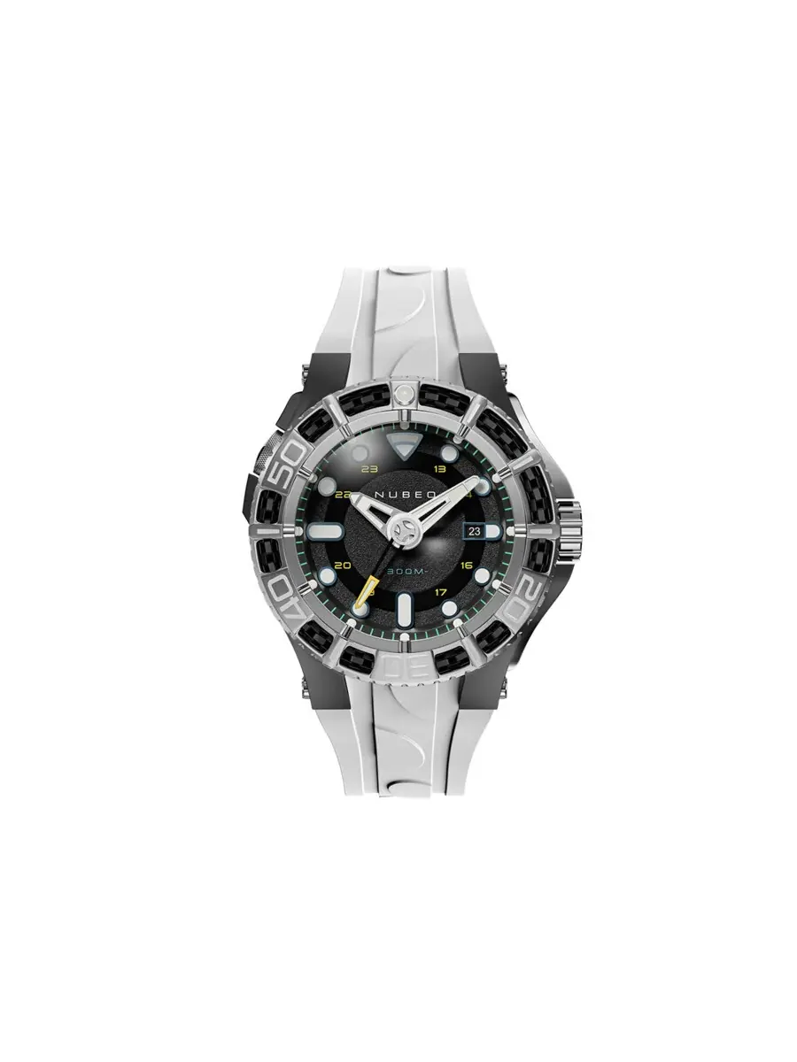 Мужские часы Nubeo Manta с черным циферблатом NB-6120-05 — черный