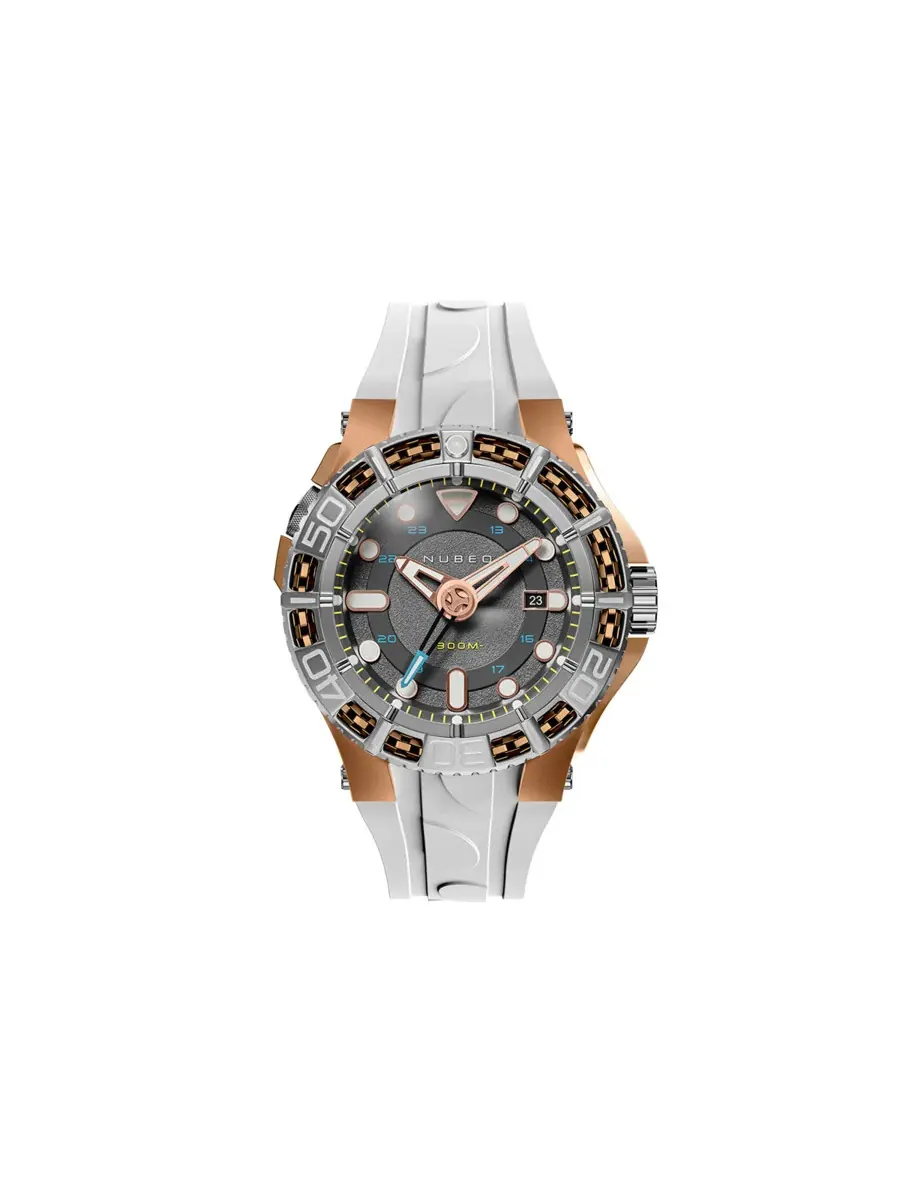 Мужские часы Nubeo Manta с серым циферблатом NB-6120-06