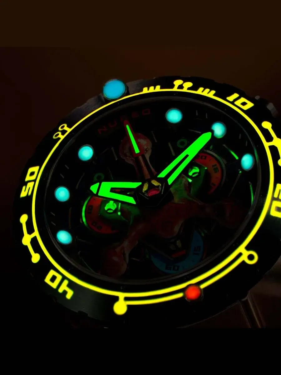 Мужские часы Nubeo Opportunity Chronograph с синим циферблатом NB-6119-02 — изображение 4 из 4, оттенок черный