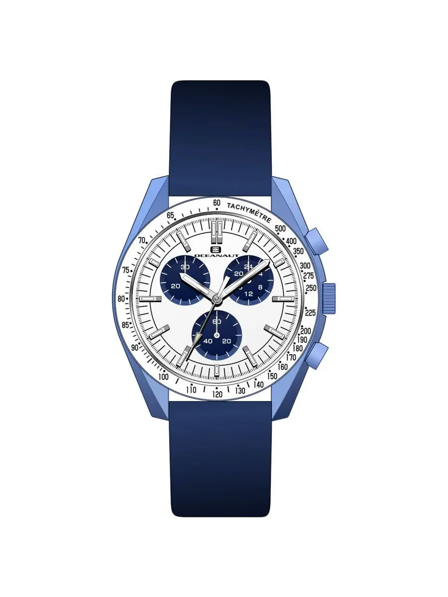 Мужские часы Oceanaut Orbit Chronograph Quartz с белым циферблатом OC7585 — изображение 1 из 1, оттенок белый