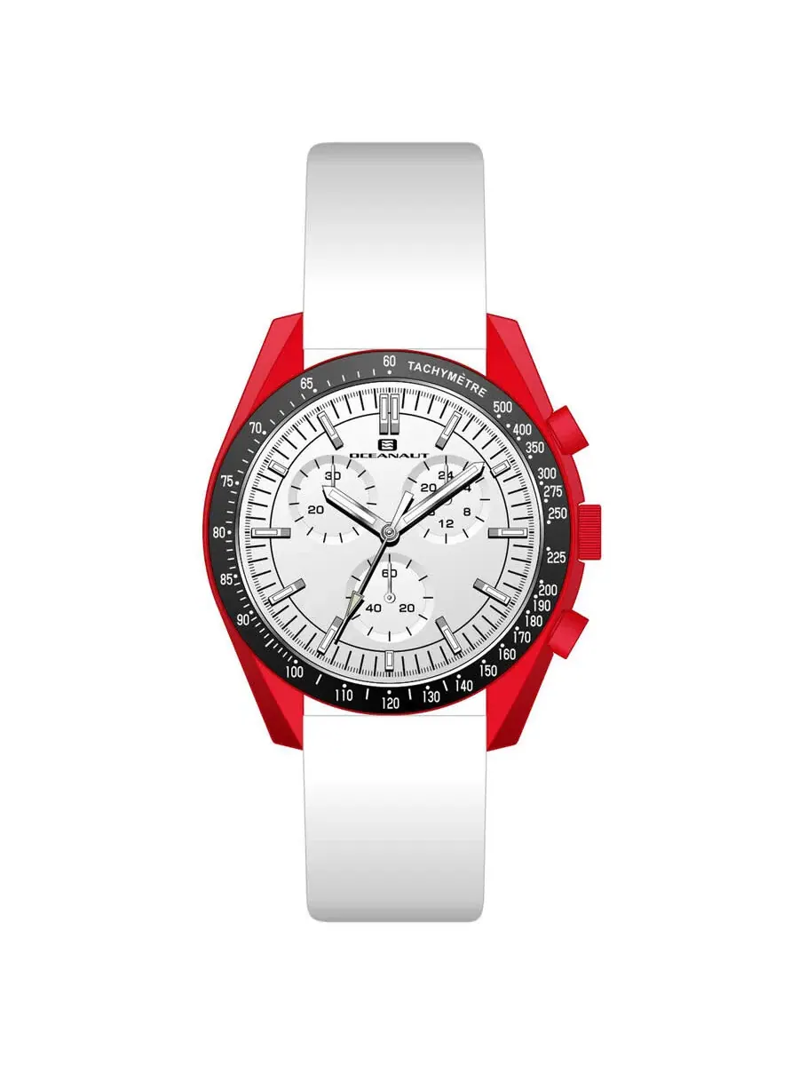 Мужские часы Oceanaut Orbit Chronograph Quartz с белым циферблатом OC7588 — изображение 1 из 1, оттенок черный