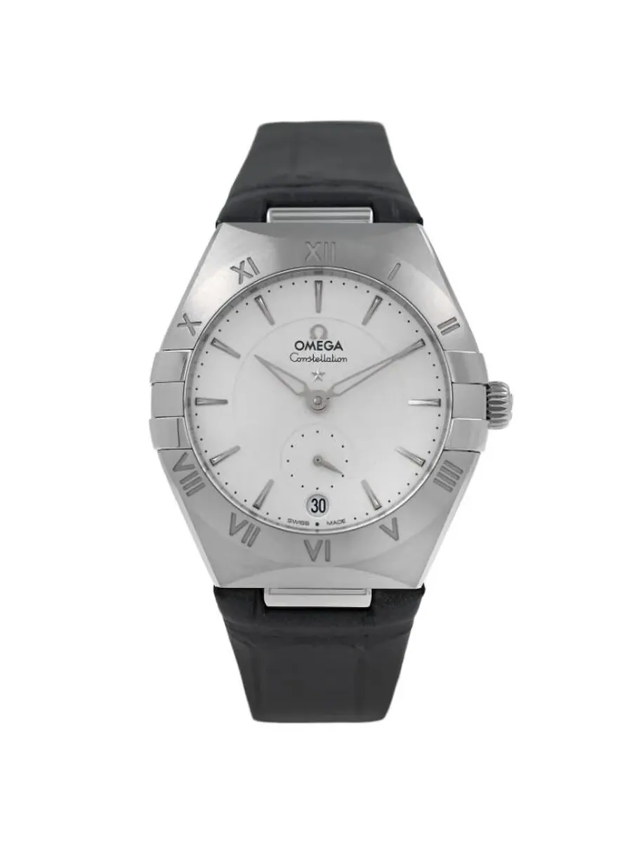 Женские автоматические часы Omega Constellation с серебристым циферблатом, модель 131.13.34.20.02.001 — серебристый