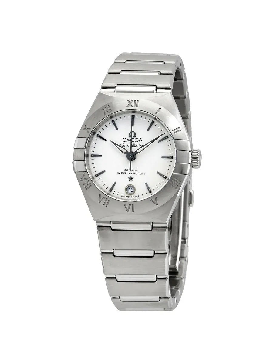 Женские часы Omega Constellation Co-Axial Master Chronometer с автоматическим заводом 131.10.29.20.02.001, оттенок серебряный