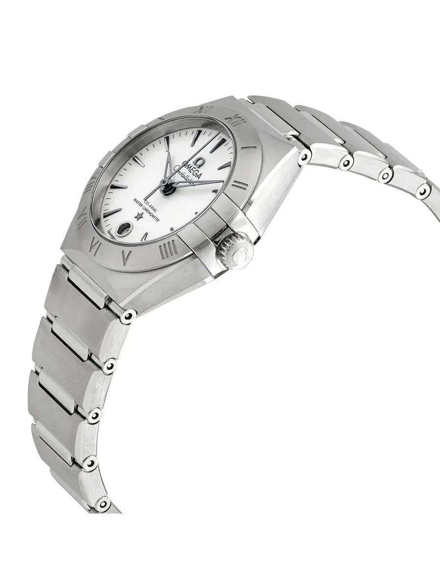 Женские часы Omega Constellation Co-Axial Master Chronometer с автоматическим заводом 131.10.29.20.02.001, оттенок серебряный