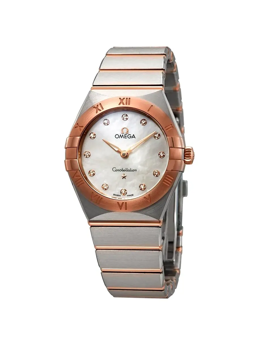 Женские часы Omega Constellation Manhattan с перламутровым циферблатом 131.20.28.60.55.001 — изображение 1 из 3