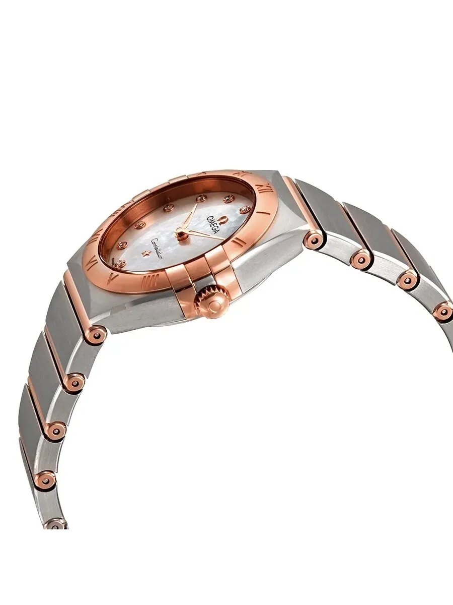 Женские часы Omega Constellation Manhattan с перламутровым циферблатом 131.20.28.60.55.001 — изображение 2 из 3