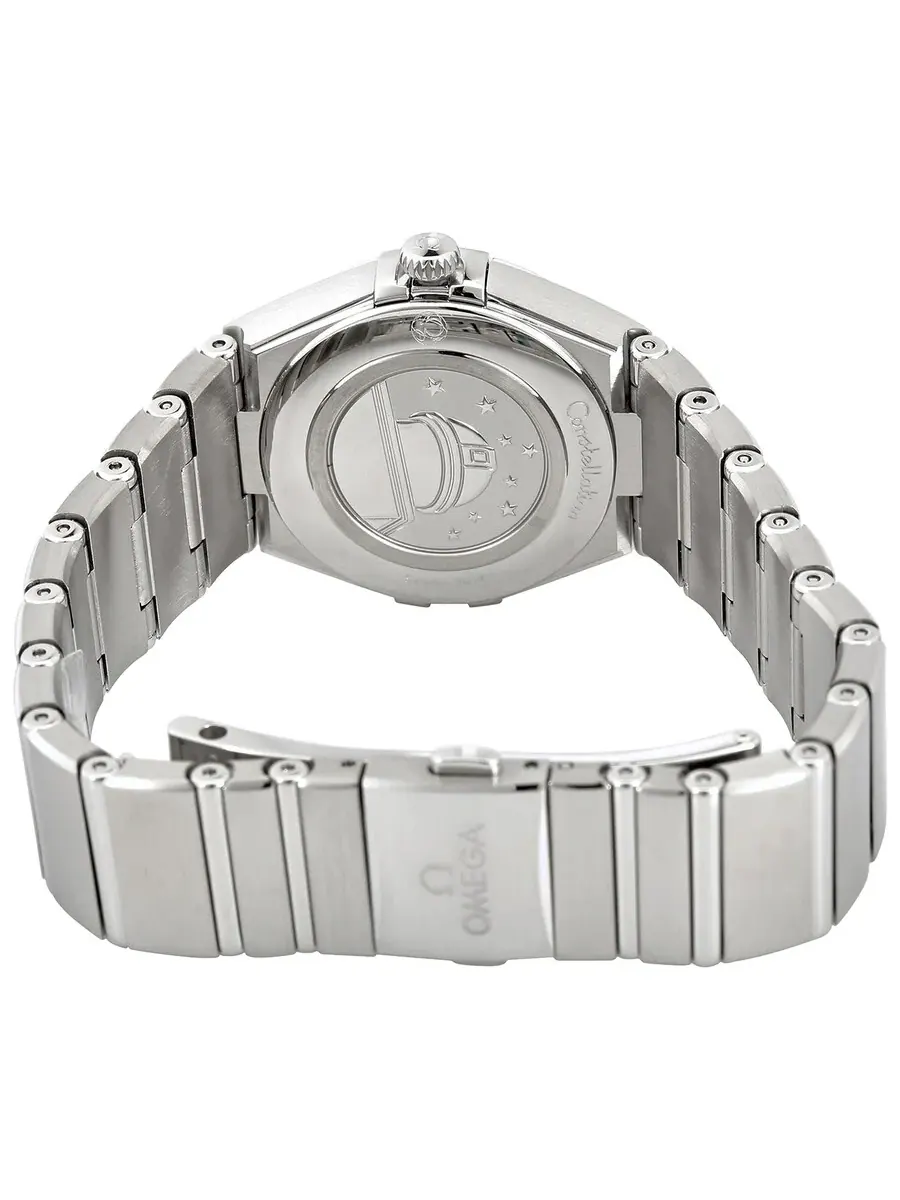 Женские часы Omega Constellation Quartz с синим циферблатом 131.10.28.60.03.001 — изображение 3 из 3, оттенок серебряный