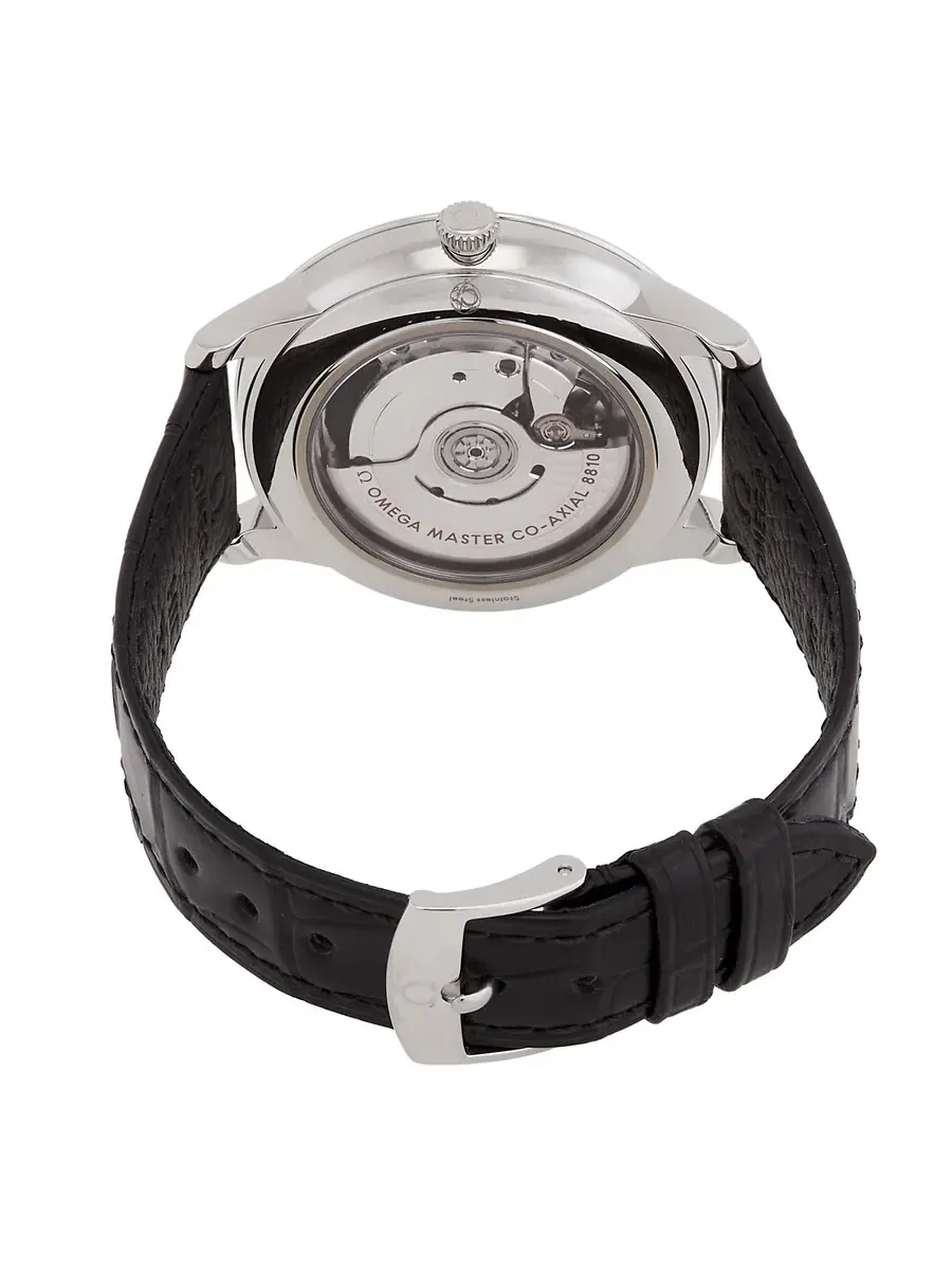 Мужские часы Omega De Ville Automatic с розовым циферблатом 434.13.41.21.10.001 — изображение 3 из 3, оттенок серебряный