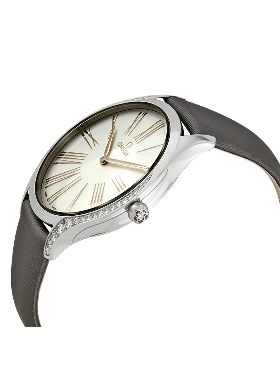 Женские и мужские часы Omega De Ville Tresor с серебристым циферблатом 428.17.39.60.02.001 — изображение 2 из 3