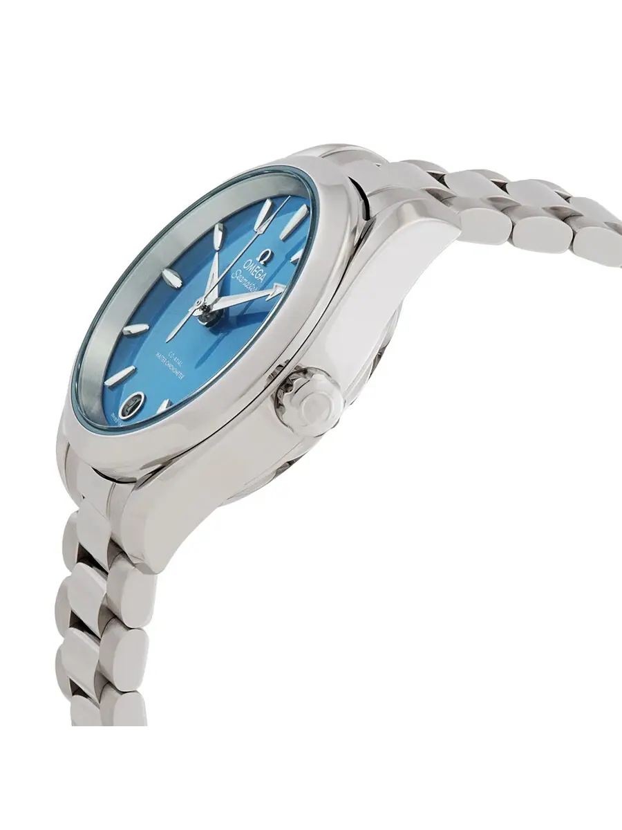 Женские часы Omega Seamaster Aqua Terra Automatic Chronometer с синим циферблатом 220.10.34.20.03.002 — изображение 2 из 3