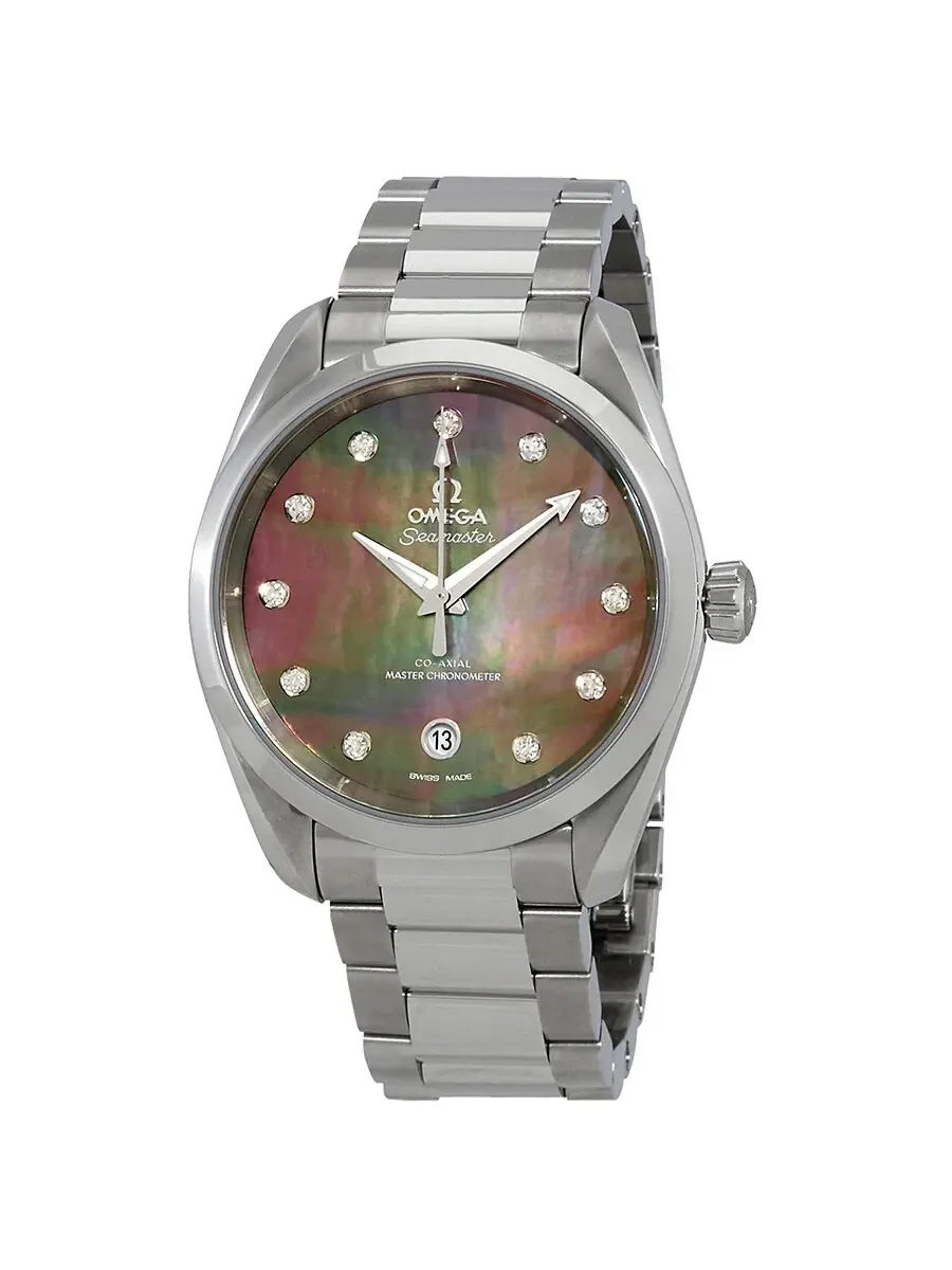 Женские часы Omega Seamaster Aqua Terra Automatic Chronometer с бриллиантами 220.10.38.20.57.001 — изображение 1 из 3