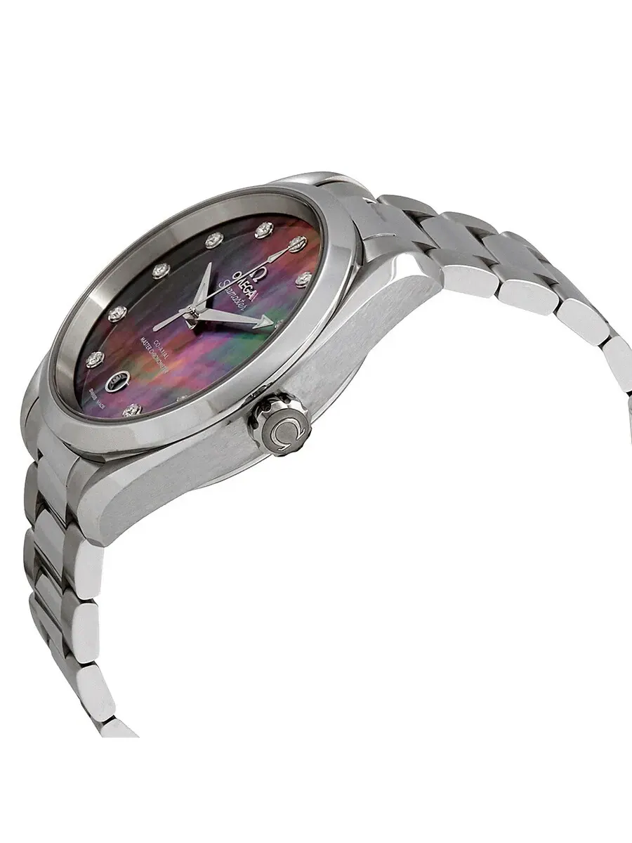 Женские часы Omega Seamaster Aqua Terra Automatic Chronometer с бриллиантами 220.10.38.20.57.001 — изображение 2 из 3