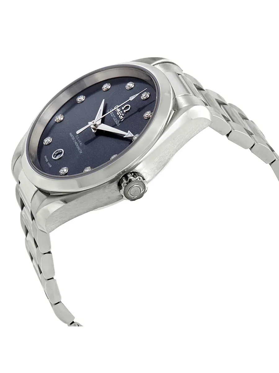 Часы Omega Seamaster Aqua Terra Automatic с бриллиантами 220.10.38.20.53.001 — изображение 2 из 3, оттенок серебряный