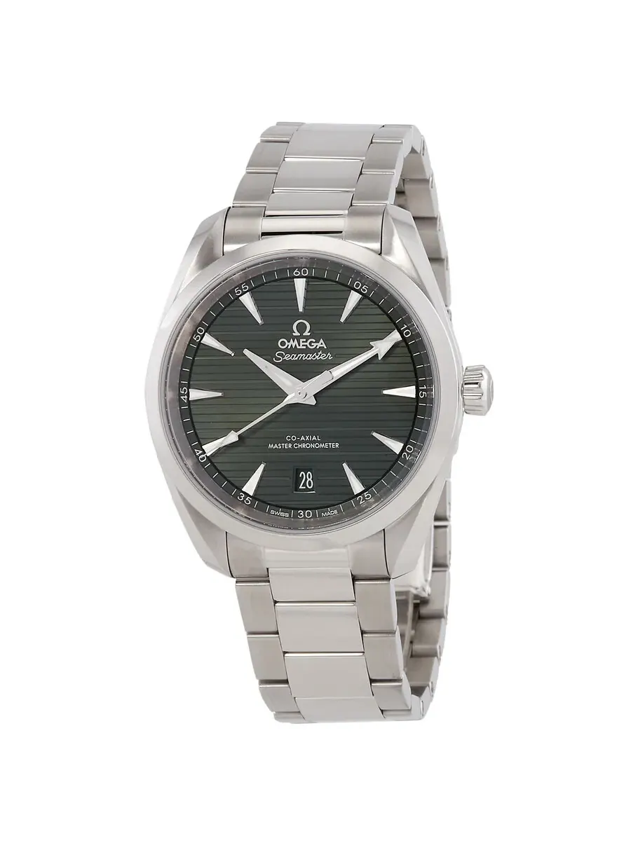 Мужские часы Omega Seamaster Aqua Terra с автоматическим механизмом и зеленым циферблатом 22010382010003 — изображение 1 из 3