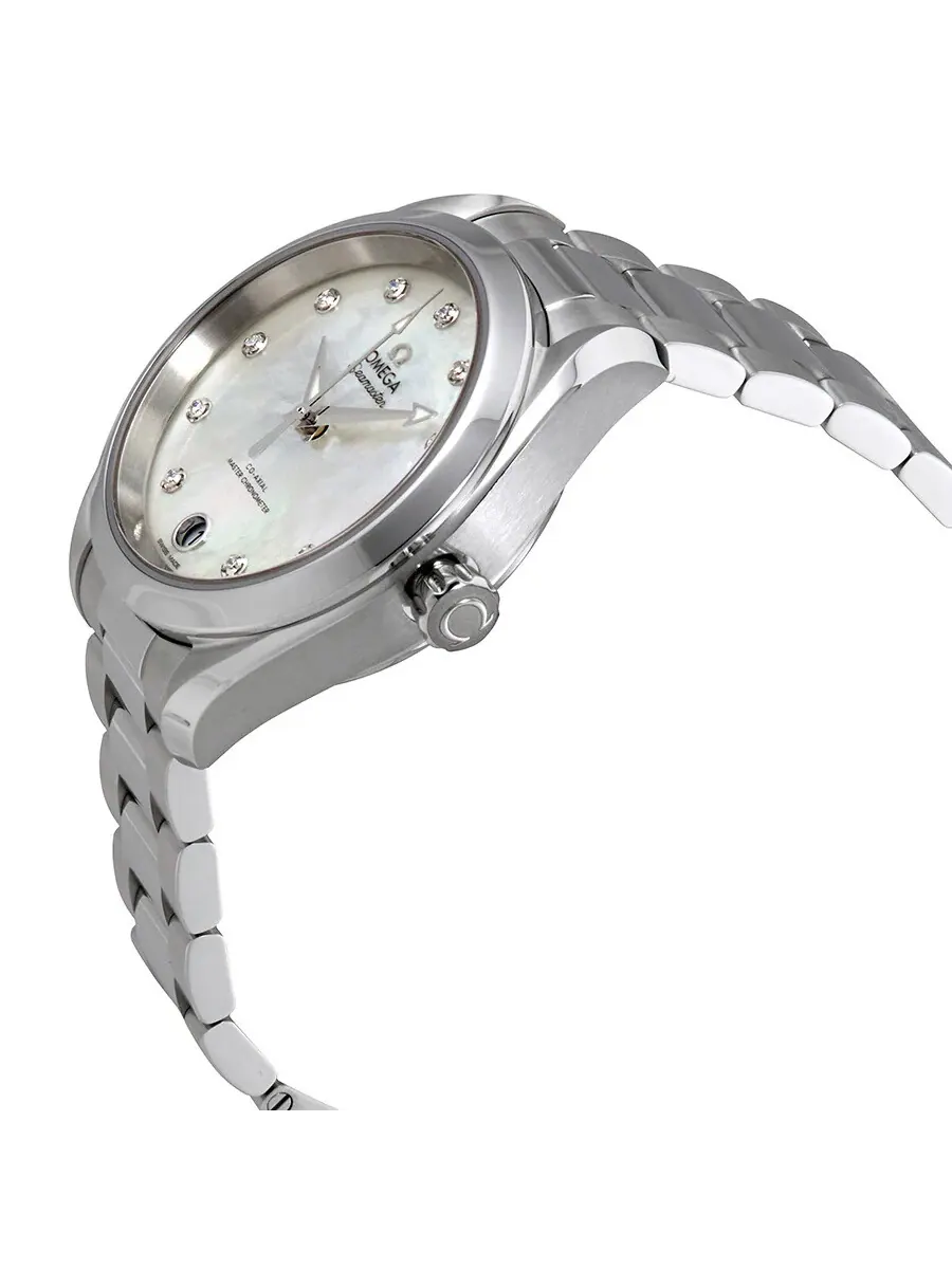 Женские часы Omega Seamaster Aqua Terra с перламутровым циферблатом 220.10.34.20.55.001 — изображение 2 из 3