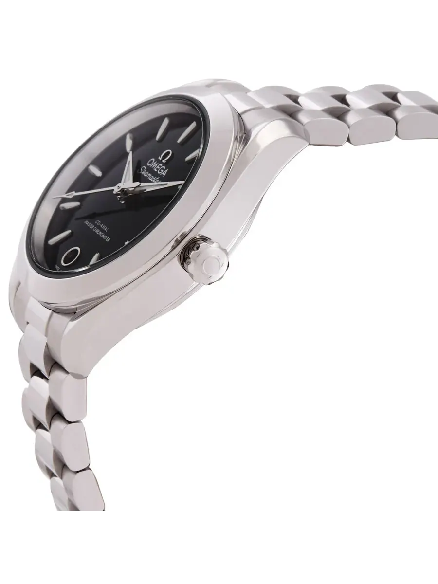 Женские часы Omega Seamaster с автоматическим механизмом и черным циферблатом 22010302001001 — изображение 2 из 3