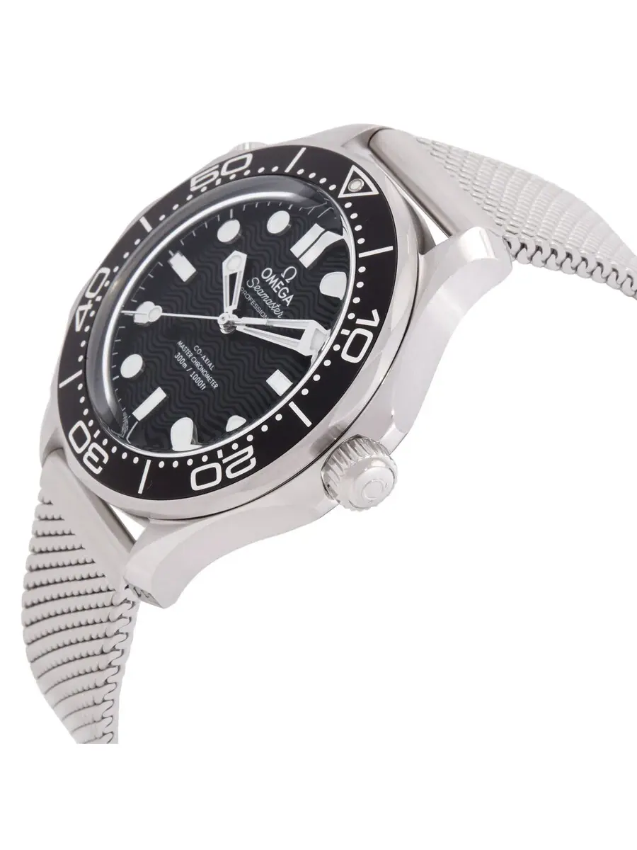 Мужские часы Omega Seamaster Automatic Chronometer с черным циферблатом 210.30.42.20.01.010 — изображение 2 из 3