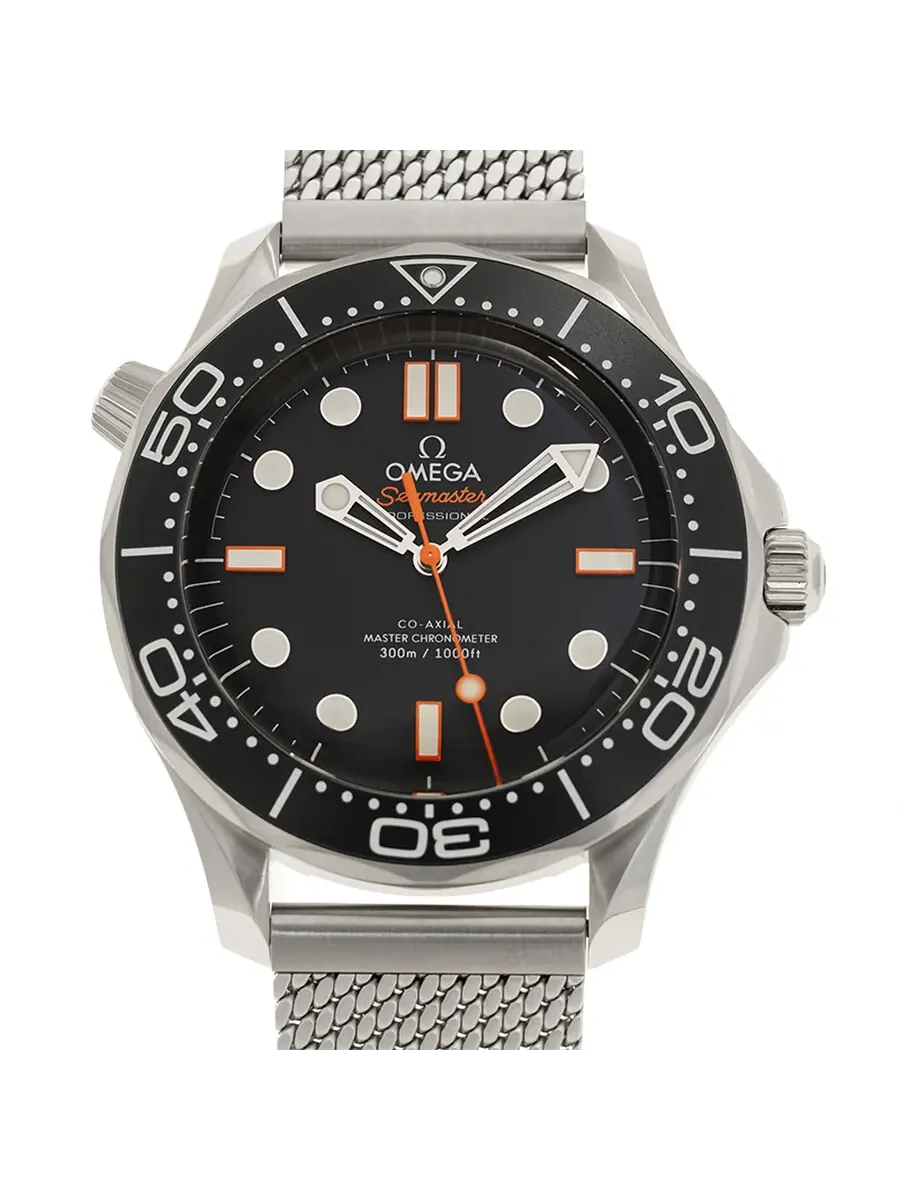 Мужские часы Omega Seamaster Automatic Chronometer с черным циферблатом 210.30.42.20.01.018 — изображение 1 из 3