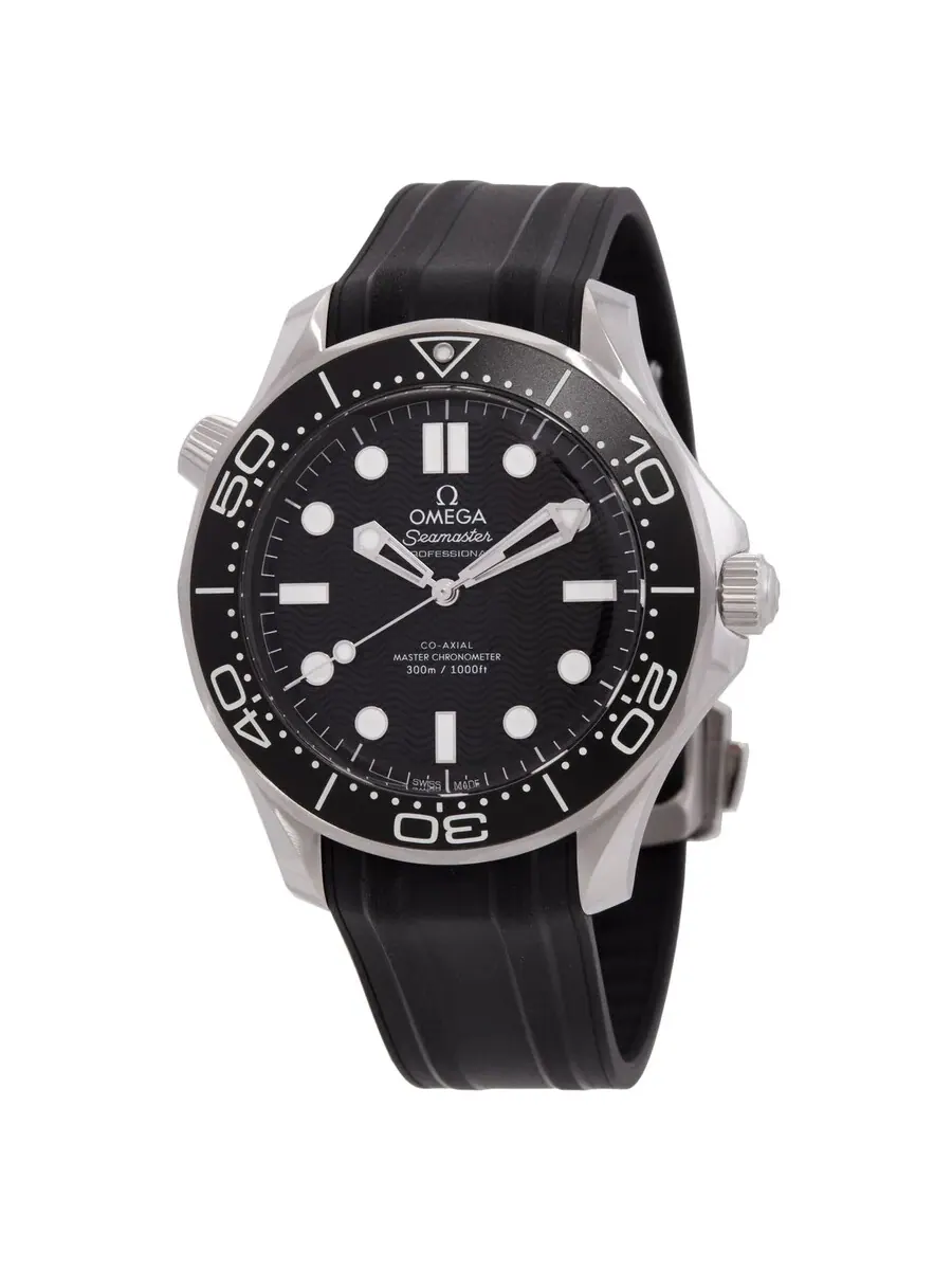 Мужские автоматические часы Omega Seamaster Chronometer с черным циферблатом, модель 210.32.42.20.01.003 — изображение 1 из 3