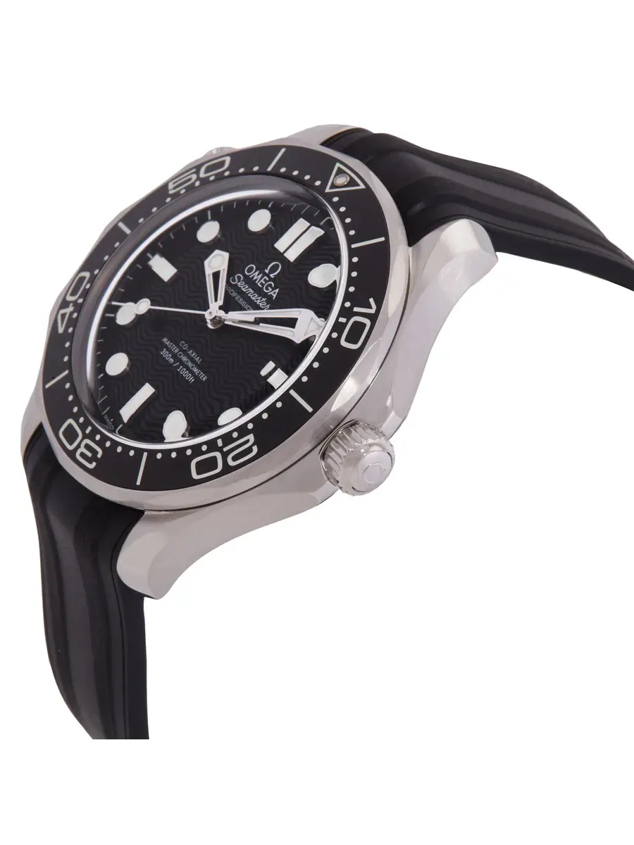 Мужские автоматические часы Omega Seamaster Chronometer с черным циферблатом, модель 210.32.42.20.01.003 — изображение 2 из 3