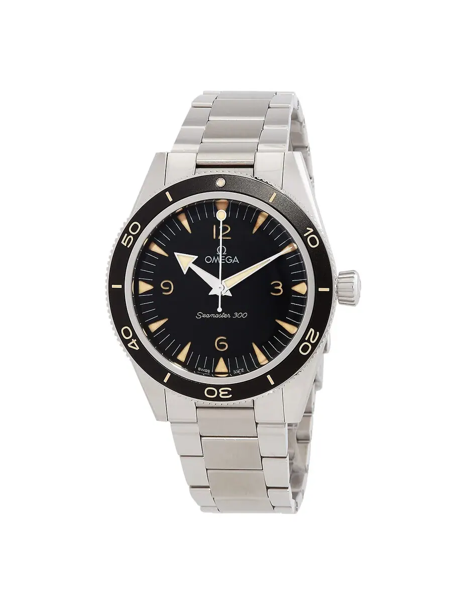 Мужские часы Omega Seamaster Automatic Chronometer с черным циферблатом 234.30.41.21.01.001 — изображение 1 из 4