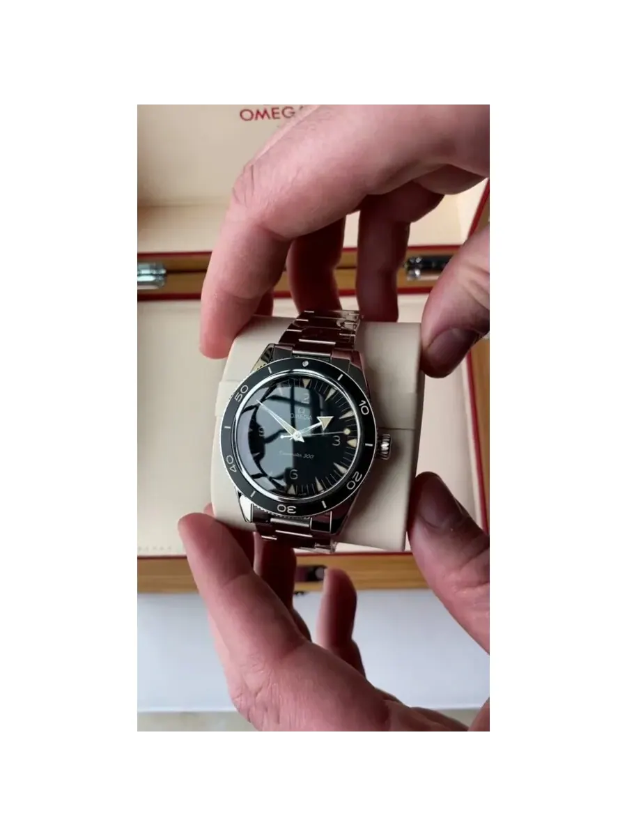 Мужские часы Omega Seamaster Automatic Chronometer с черным циферблатом 234.30.41.21.01.001 — изображение 4 из 4
