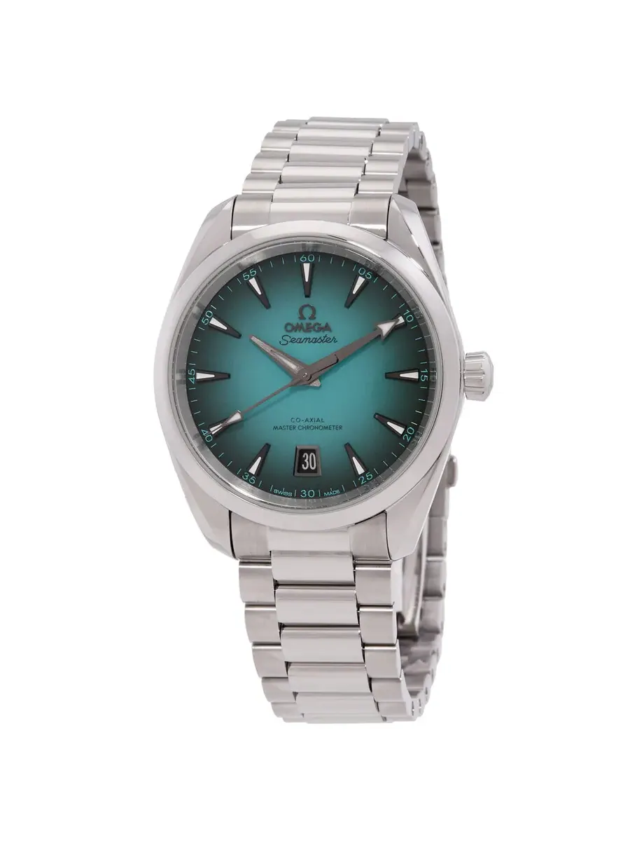 Мужские часы Omega Seamaster Automatic Chronometer с зеленым циферблатом 220.10.38.20.03.005 — изображение 1 из 3