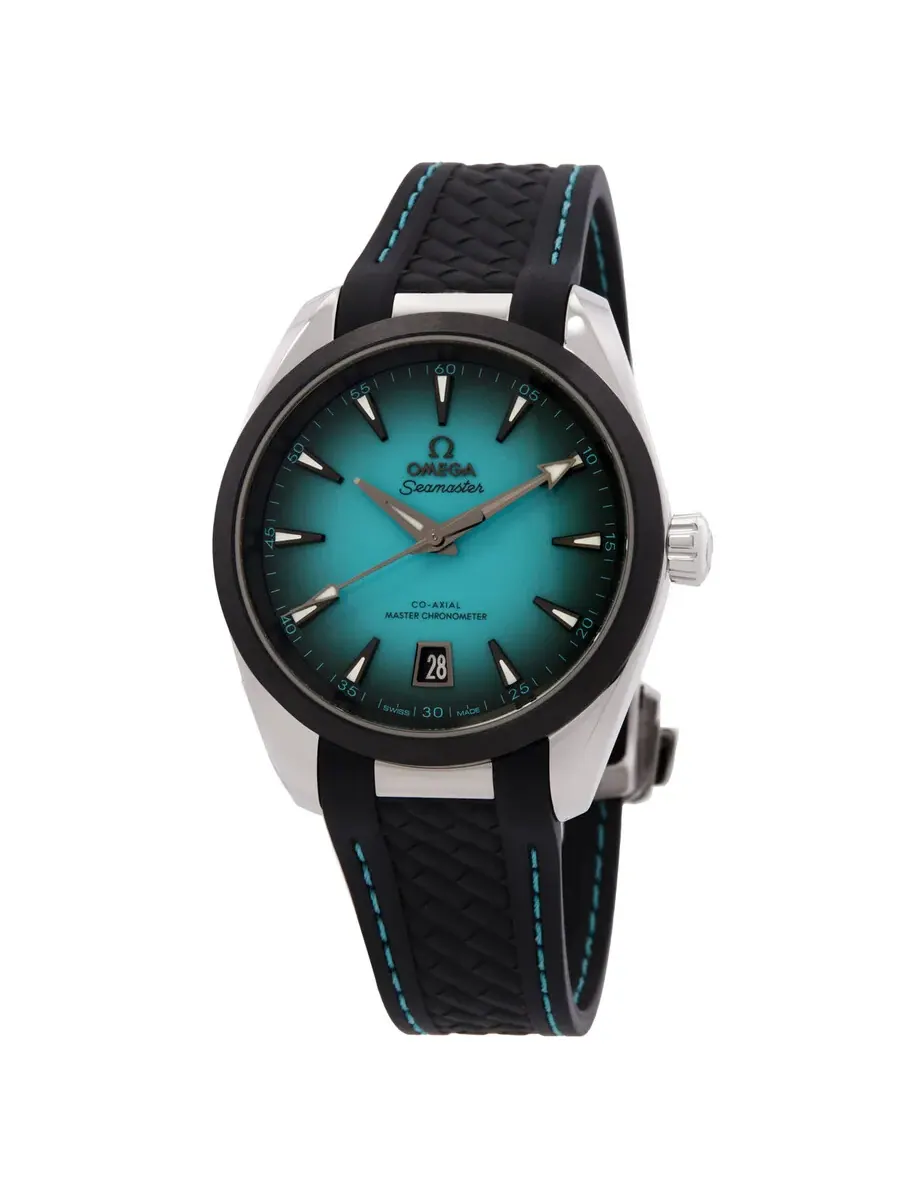 Мужские часы Omega Seamaster Automatic Chronometer с зеленым циферблатом 220.32.38.20.03.001 — изображение 1 из 3
