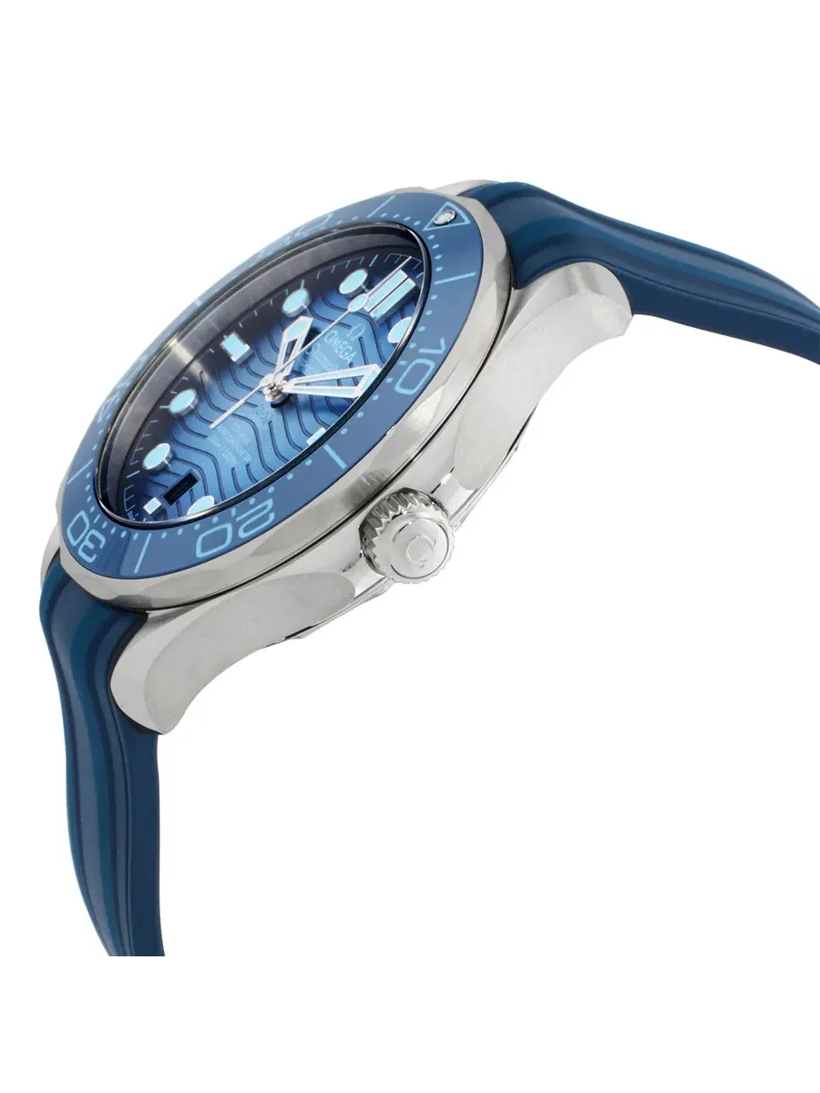 Мужские часы Omega Seamaster Automatic Chronometer с синим летним циферблатом 210.32.42.20.03.002 — изображение 2 из 3