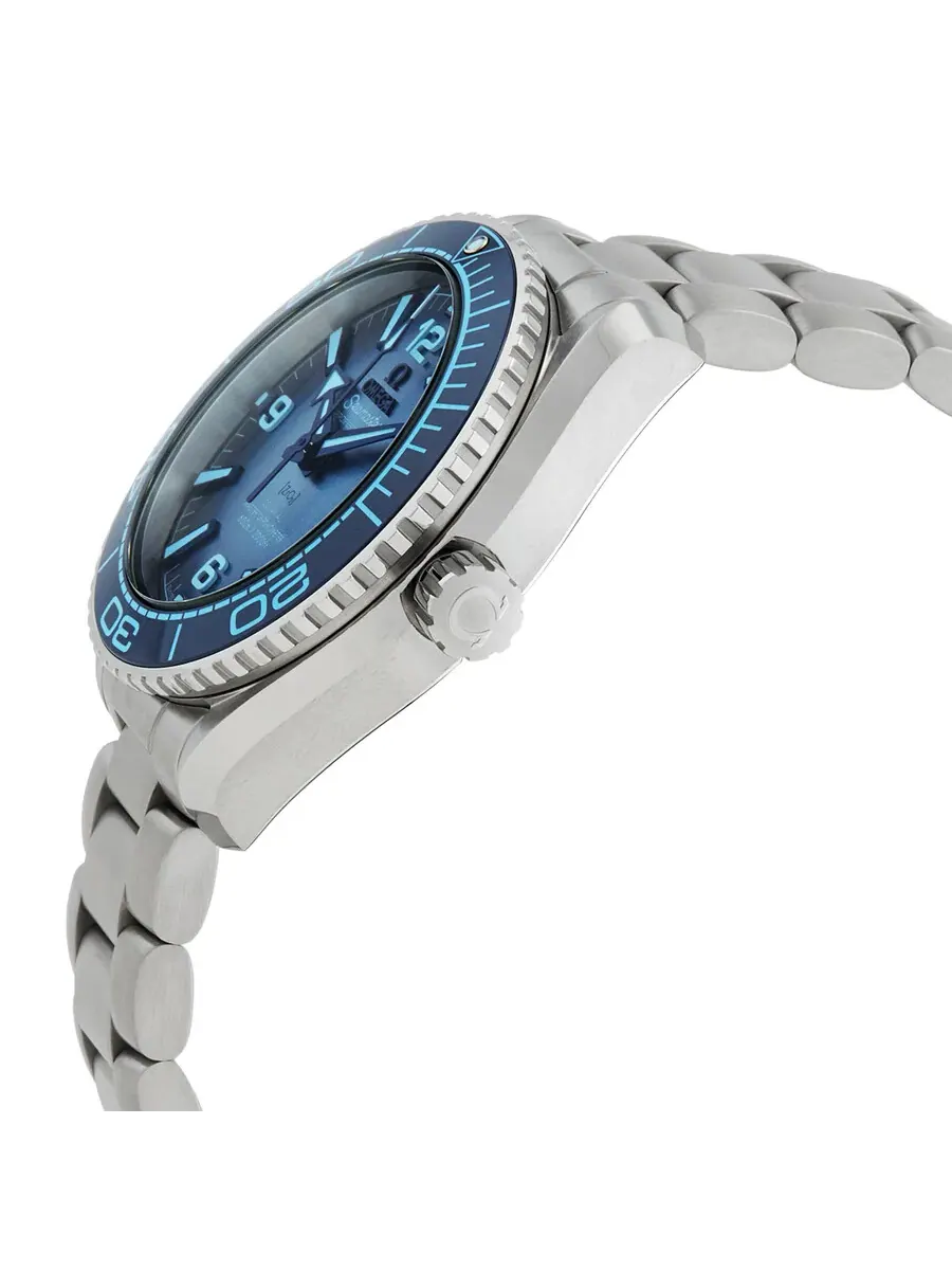 Мужские часы Omega Seamaster Automatic Chronometer с синим летним циферблатом 215.30.40.20.03.002 — изображение 2 из 3