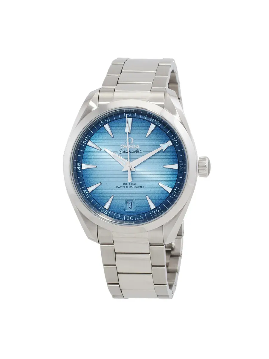 Мужские часы Omega Seamaster Automatic Chronometer с синим летним циферблатом 220.10.41.21.03.005 — изображение 1 из 3