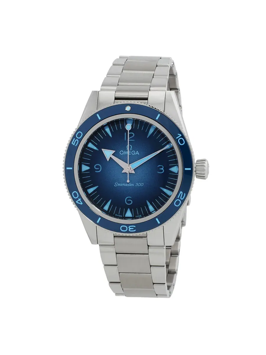 Мужские часы Omega Seamaster Automatic Chronometer Summer Blue Dial 234.30.41.21.03.002 — изображение 1 из 3, оттенок синий