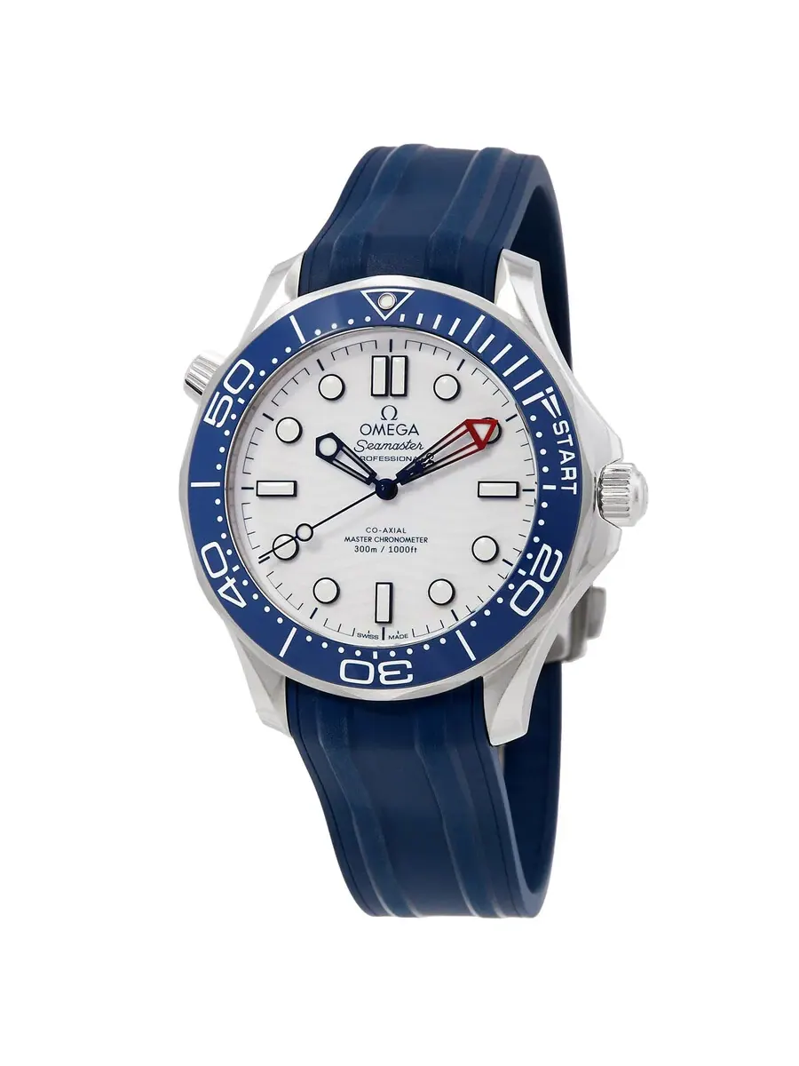 Мужские часы Omega Seamaster Automatic Chronometer с белым циферблатом 210.32.42.20.04.002 — изображение 1 из 3