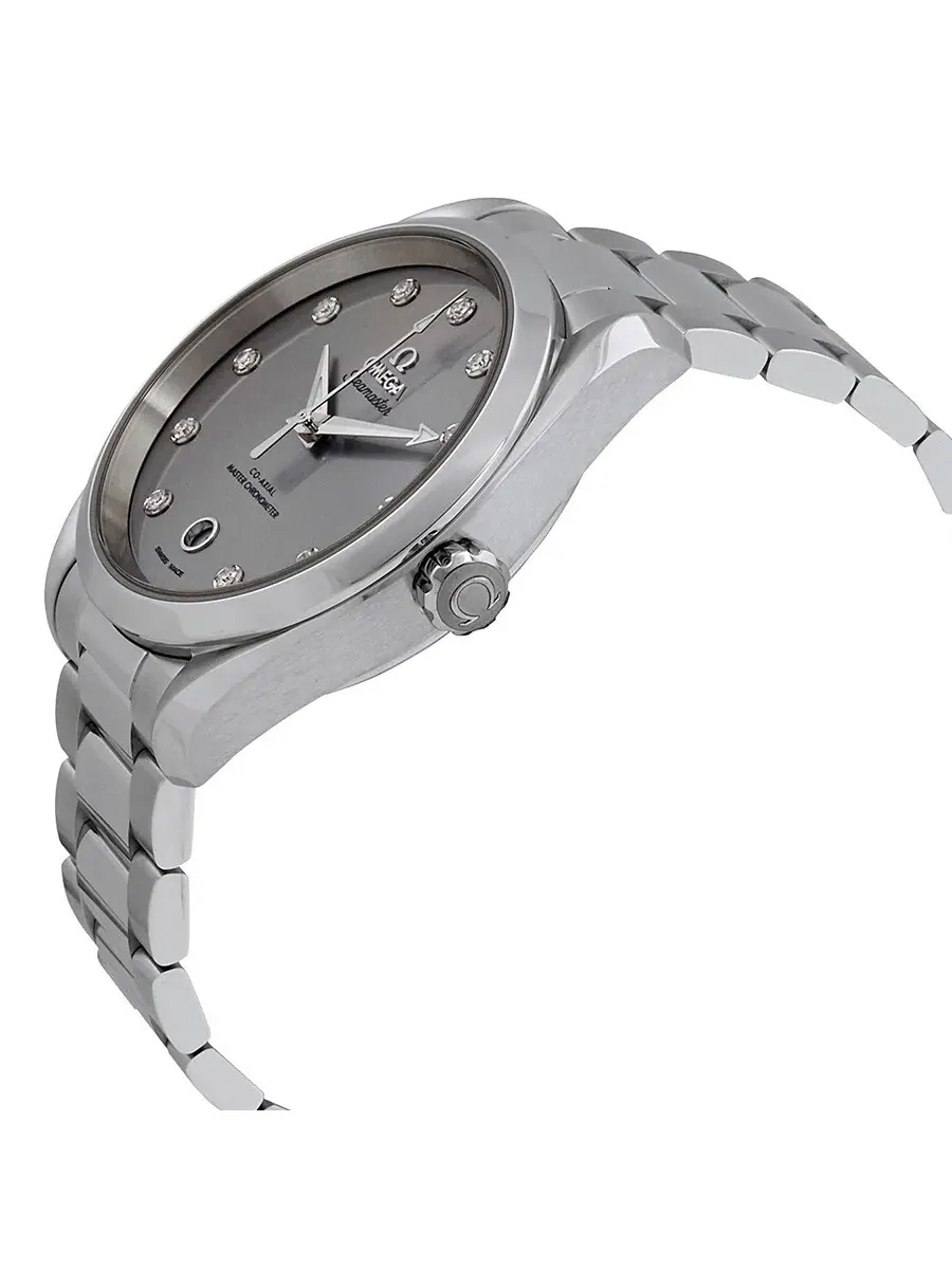 Часы Omega Seamaster Automatic Chronometer Diamond 38 mm 220.10.38.20.56.001 — изображение 2 из 3, оттенок серебряный