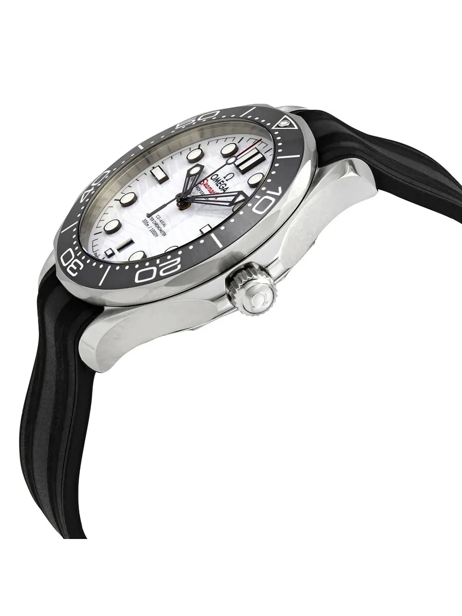 Мужские часы Omega Seamaster Automatic с белым циферблатом 210.32.42.20.04.001 — изображение 2 из 4, оттенок серебряный