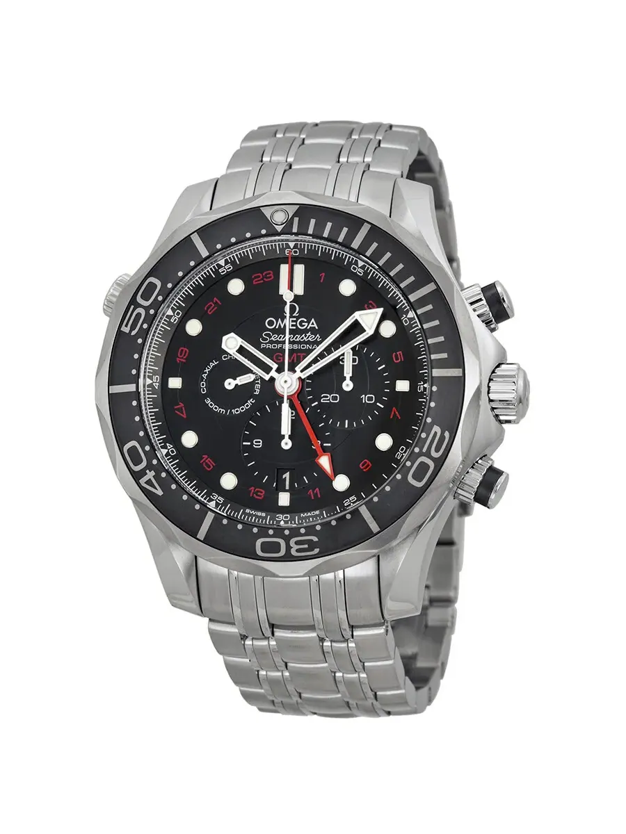 Мужские часы Omega Seamaster Diver Automatic Chronograph 21230445201001 — изображение 1 из 4, оттенок серебряный