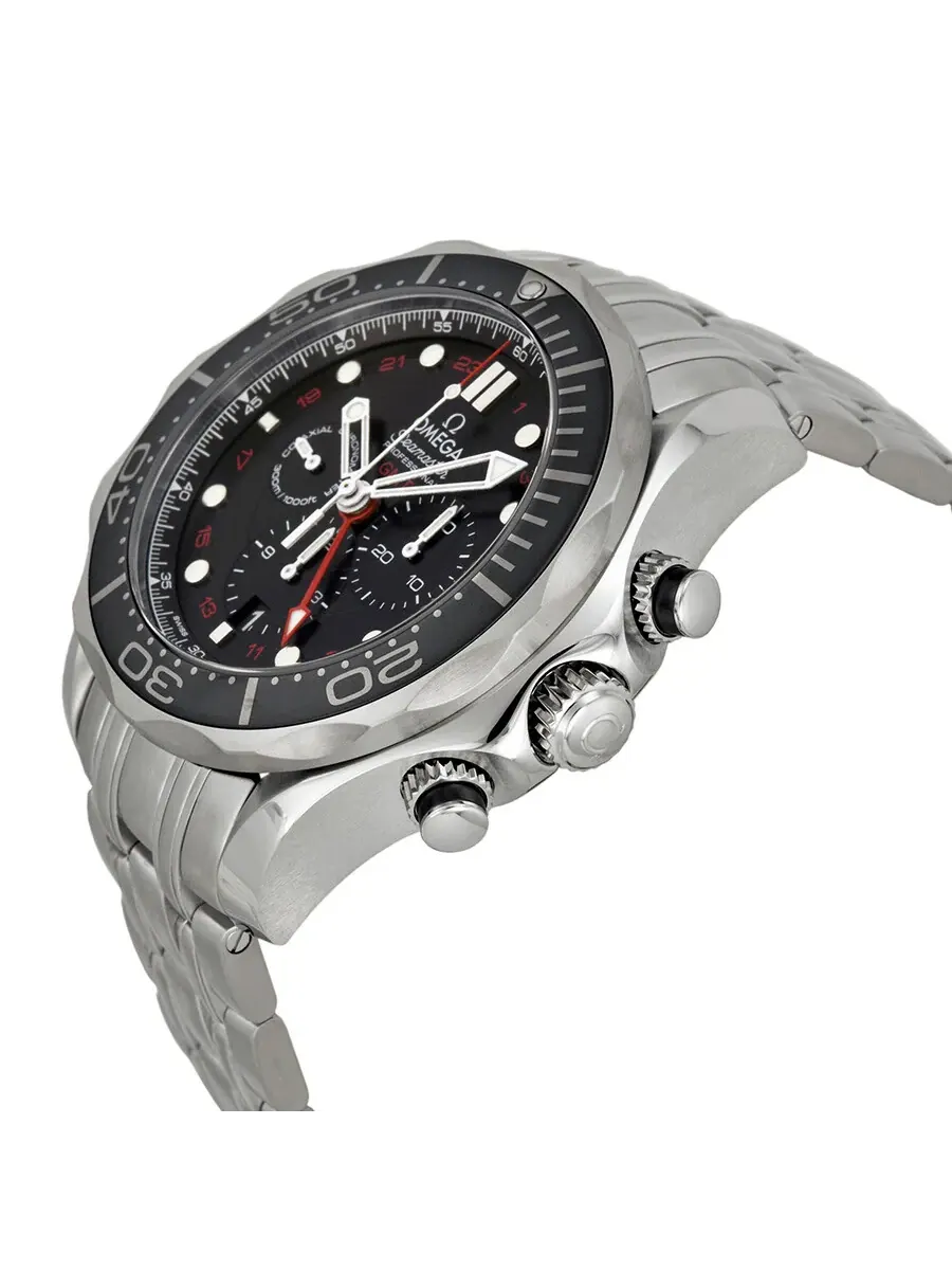 Мужские часы Omega Seamaster Diver Automatic Chronograph 21230445201001 — изображение 2 из 4, оттенок серебряный