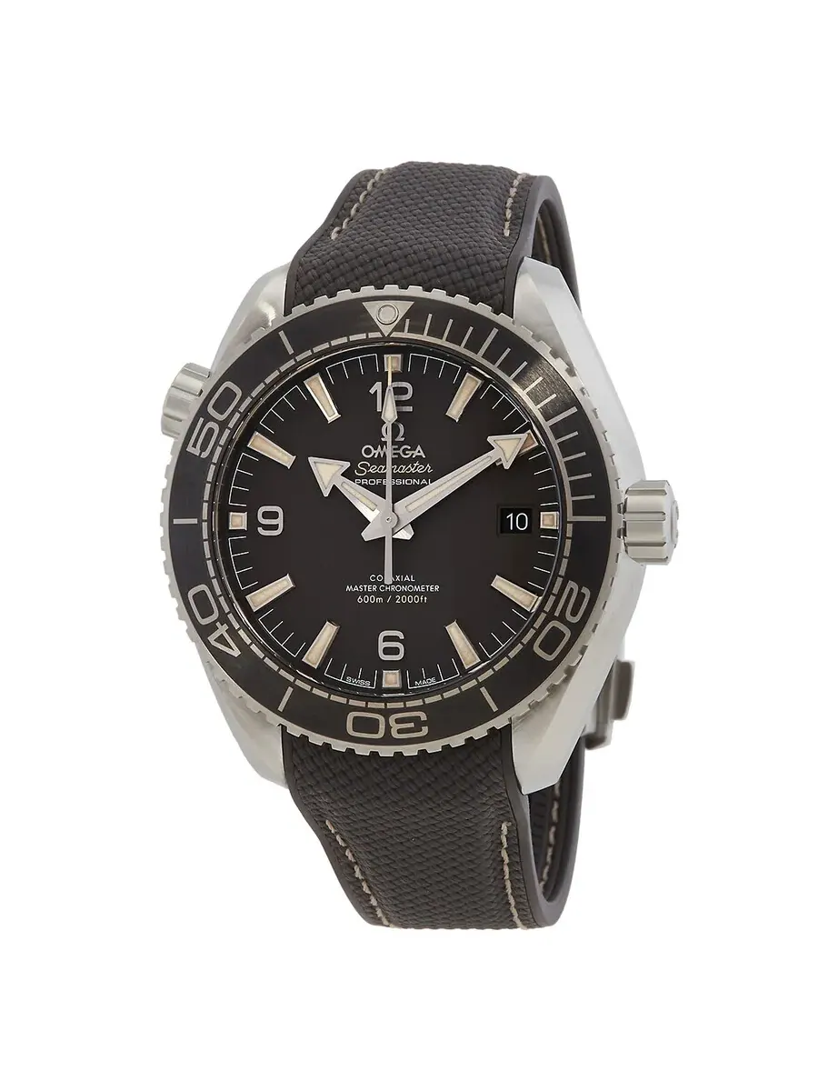 Мужские автоматические часы Omega Seamaster Planet Ocean с серым циферблатом, артикул 21532442101002