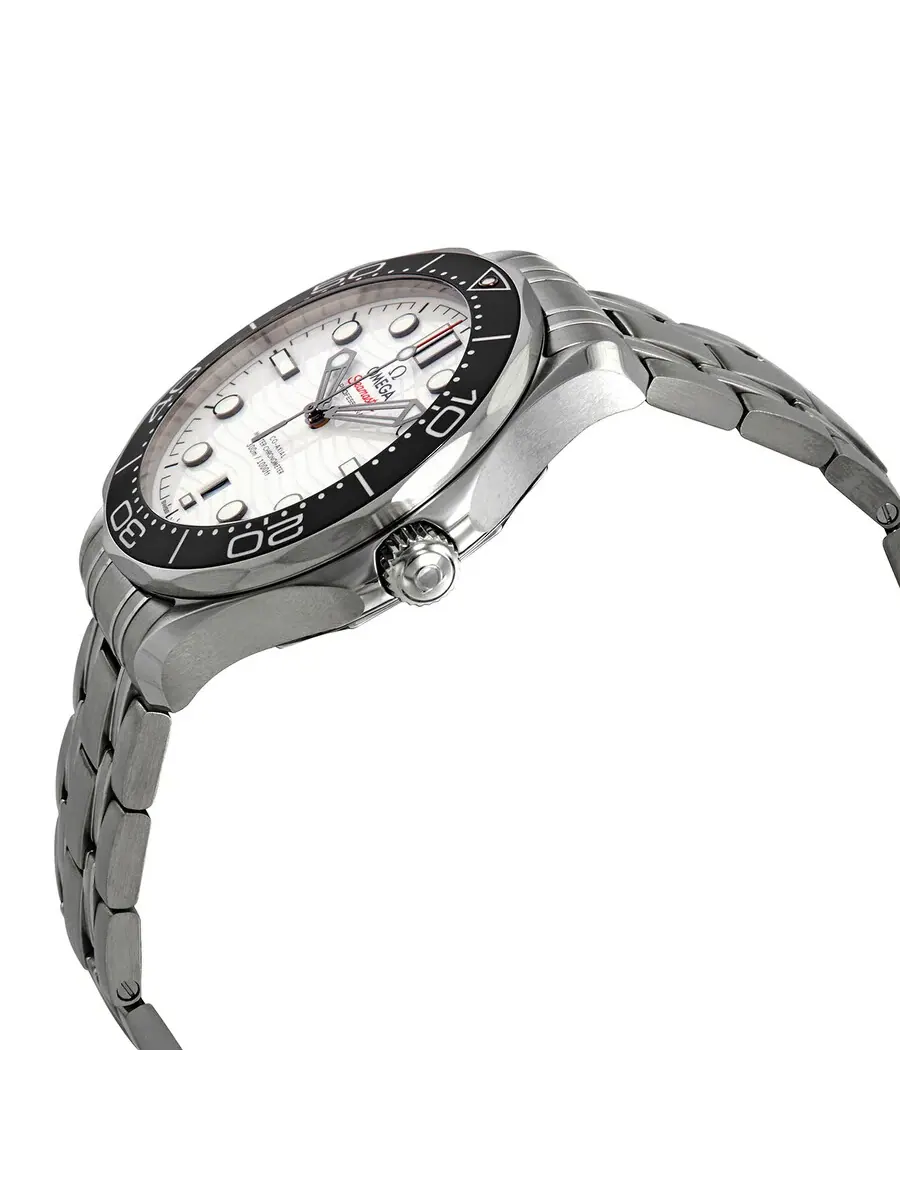 Мужские часы Omega Seamaster с белым циферблатом 210.30.42.20.04.001 — изображение 2 из 4, оттенок серебряный