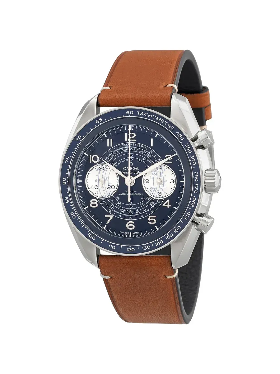 Мужские часы Omega Speedmaster Chronograph с ручным подзаводом, синий циферблат 329.32.43.51.03.001 — изображение 1 из 4
