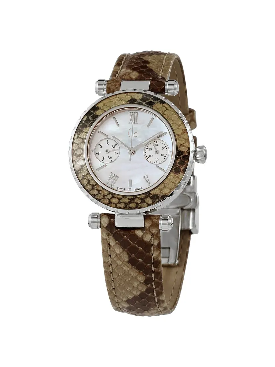 Открытая коробка - Guess Diver Chic кварцевые женские часы с узором под кожу змеи X35005L1S — изображение 1 из 3