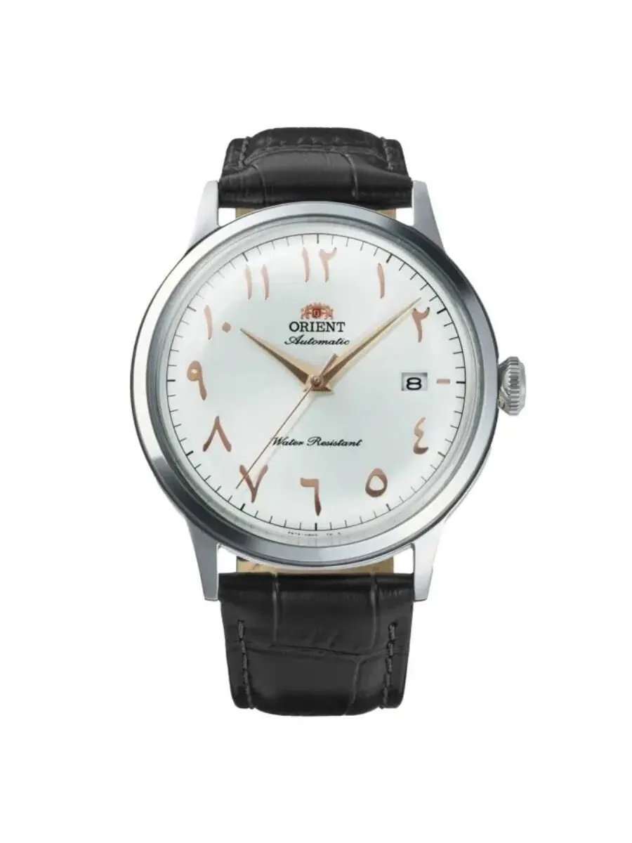 Мужские механические часы Orient Classic с белым циферблатом RA-AC0038S30B — серебристый