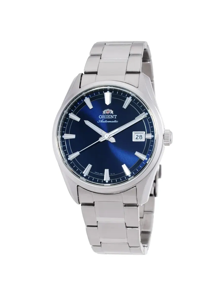 Часы Orient Classic Stretto Date Automatic с синим циферблатом RA-AC0R02L30B — изображение 1 из 3, оттенок серебряный