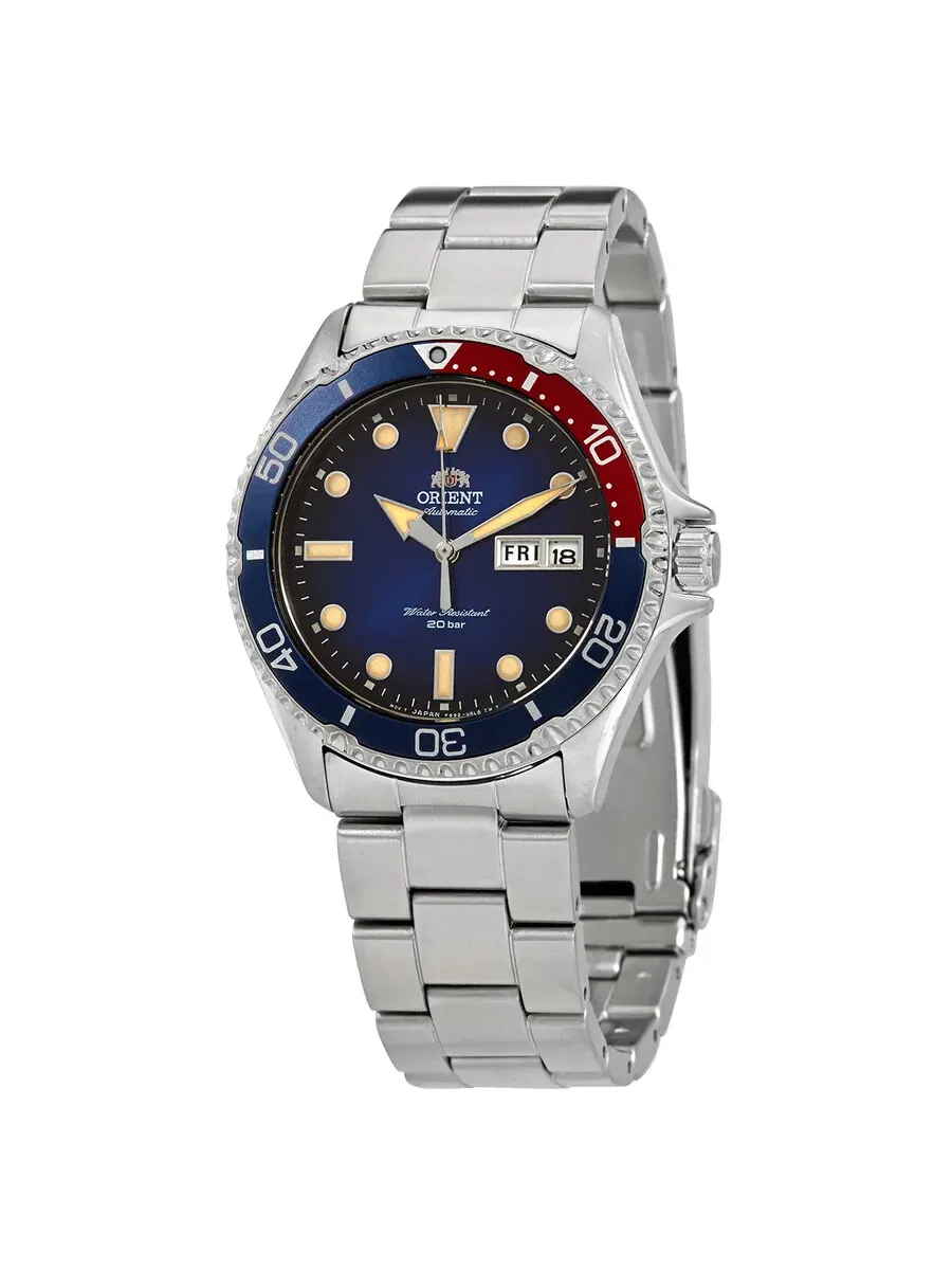 Мужские часы Orient Diver Automatic с синим циферблатом RA-AA0812L19B — изображение 1 из 3, оттенок серебряный