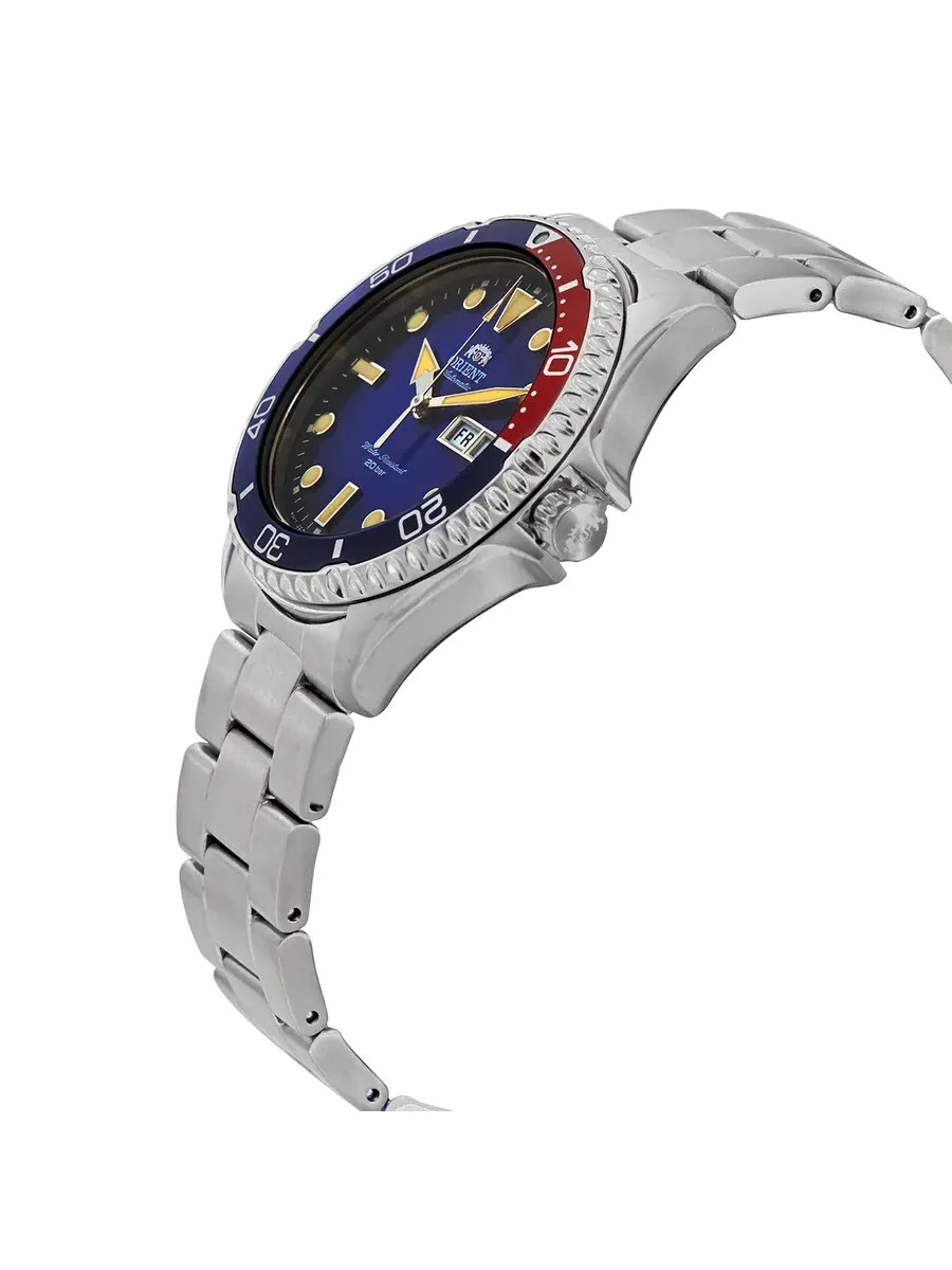 Мужские часы Orient Diver Automatic с синим циферблатом RA-AA0812L19B — изображение 2 из 3, оттенок серебряный