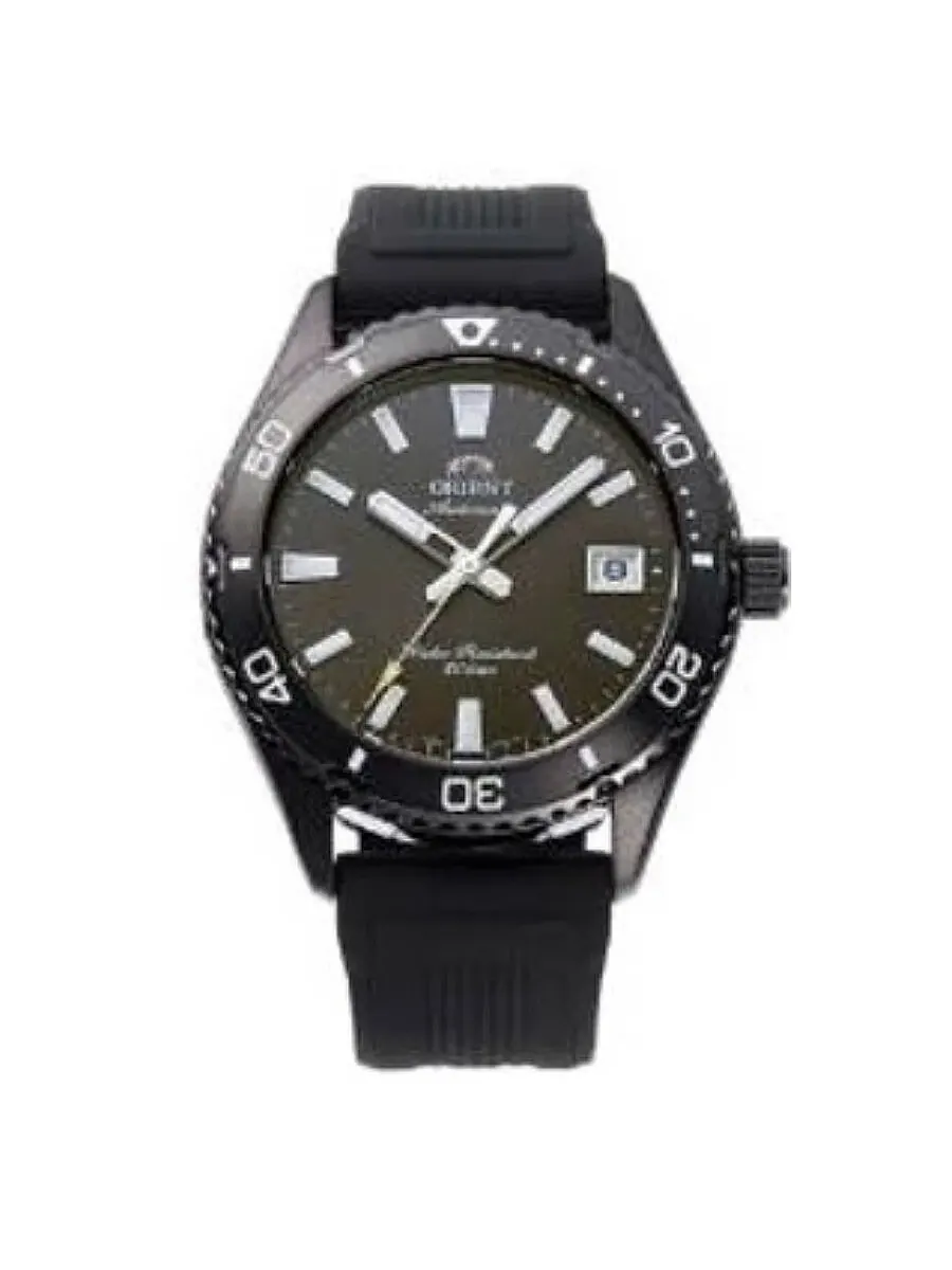 Мужские часы Orient Mako Automatic с черным циферблатом Ra-Ac0q10n30b — изображение 1 из 3, оттенок черный