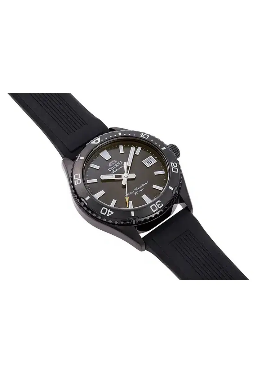 Мужские часы Orient Mako Automatic с черным циферблатом Ra-Ac0q10n30b — изображение 2 из 3, оттенок черный