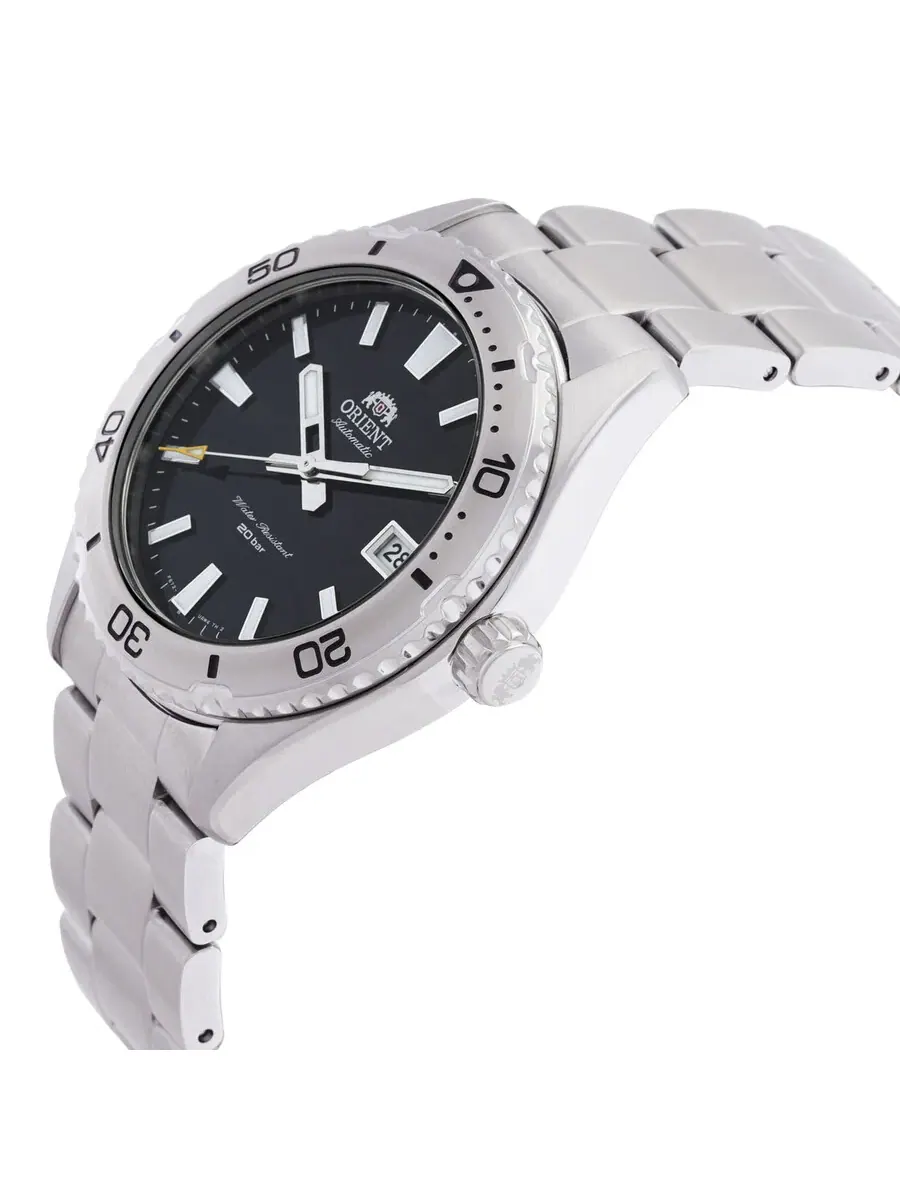 Мужские часы Orient Sports Automatic с черным циферблатом RA-AC0Q01B10B — изображение 2 из 3, оттенок серебряный
