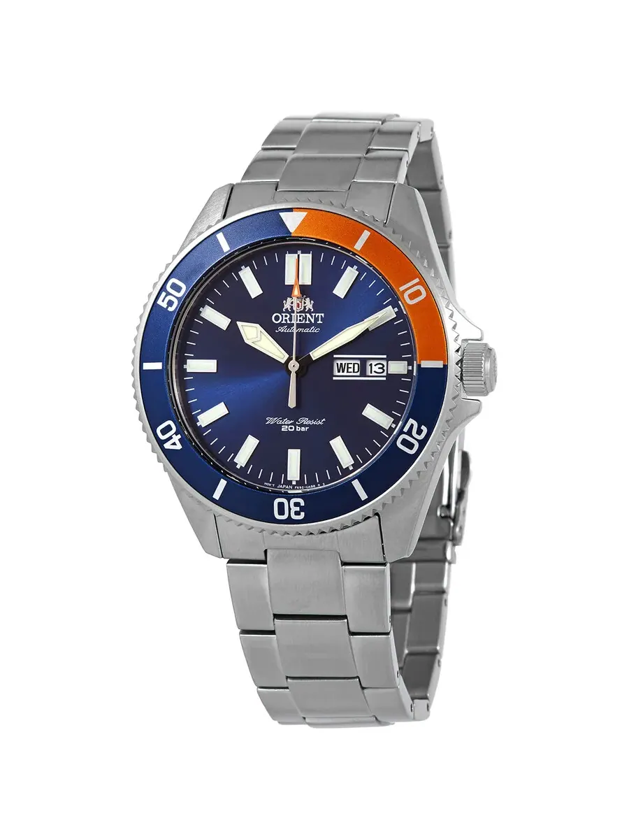 Мужские автоматические часы Orient Sports с синим циферблатом RA-AA0913L — изображение 1 из 3, оттенок серебряный
