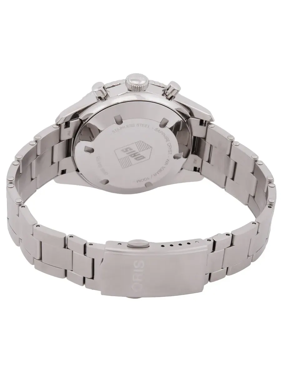 Мужские часы Oris Divers Sixty-Five Chronograph Automatic с черным циферблатом 01 771 7791 4054-07 8 20 18, оттенок черный